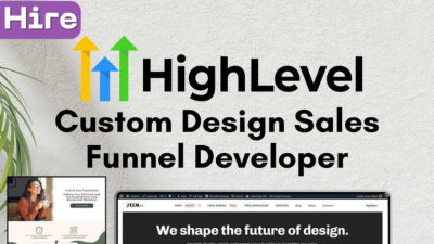 I WILL DESIGN, CLONE SALES FUNNEL IN SYSTEME IO, GOHIGHLEVEL, CLICKFUNNELS