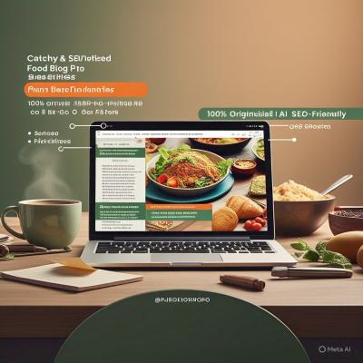 I will write SEO food blogger guest post, health and nutrition articles and blog posts