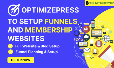I Will Use OptimizePress to Setup Funnels, Membership Websites