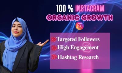 I will manage your Instagram promotion to achieve organic growth