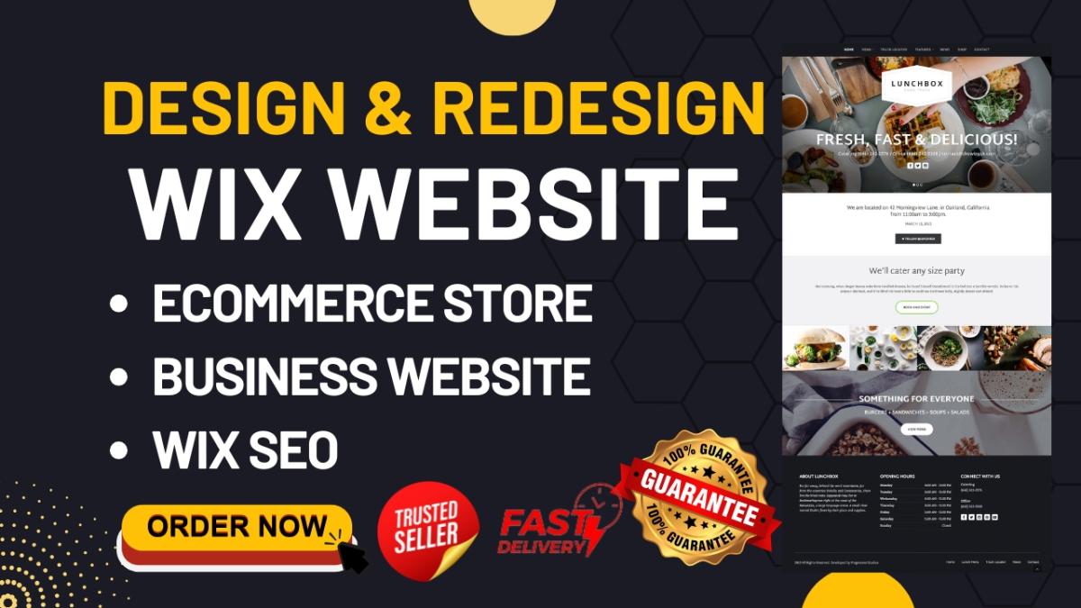 I will build Wix website, Wix website redesign, Wix redesign, Wix Studio redesign Wix