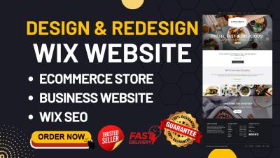 I will build Wix website, Wix website redesign, Wix redesign, Wix Studio redesign Wix