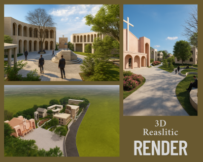 I Will Design 2D Floor Plans, 3D Architectural Models, and Realistic Renderings