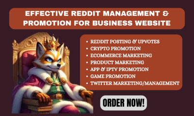 I will do Reddit post management for crypto token website, Solana memecoin pump fun