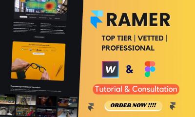 Design & Fix Framer Website | Framer Tutorial & Expert React Site Support