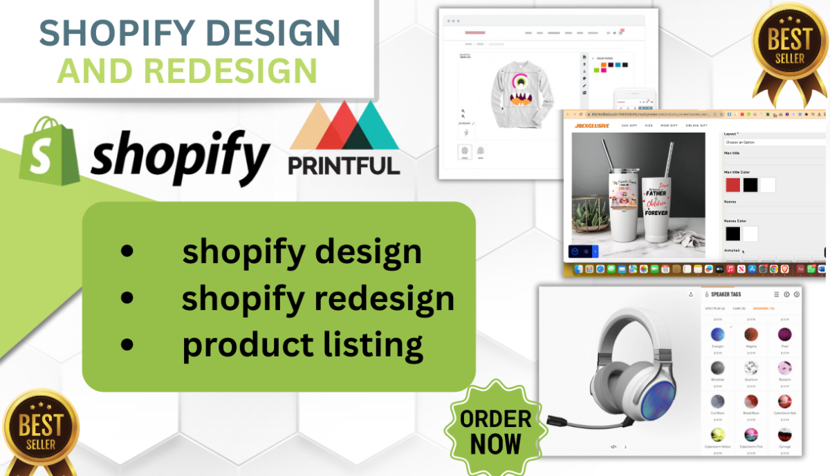 I Will Create Shopify Dropshipping Store with SEO, Product Setup & Redesign