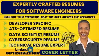 I will write FAANG resume writing for software, IT, data engineers, ATS focused
