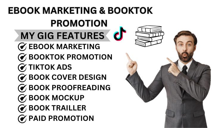 I will viral and rank book on TikTok BookTok BookRank KDP Ads TikTok Ebook Marketing