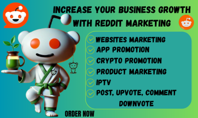 I will reddit post ads management for app website ai saas product link crypto link
