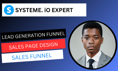 I will create Systeme.io sales funnel and Systeme.io website