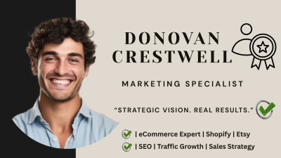 I will boost Shopify, Etsy, eBay sales | Shopify marketing & Etsy promotion