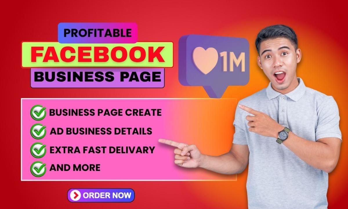 I Will Create and Manage Facebook Business Page