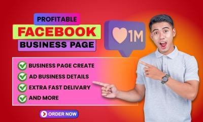 I Will Create and Manage Facebook Business Page