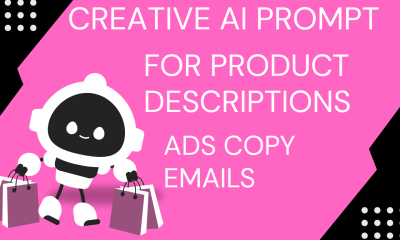 I will do a craft AI prompts to generate product emails and ad copy