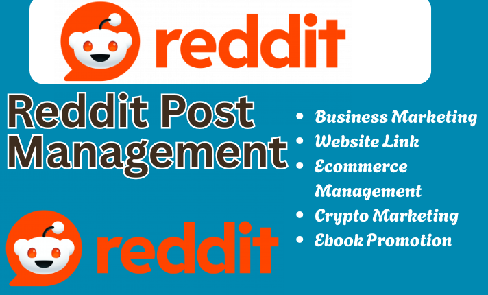 I Will Do Reddit Post for Business Website Link, E-commerce, Crypto, Ebook Visitors