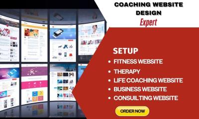 I Will Build Life Coaching, Author, Consulting, Fitness, Mental Health Therapy Website