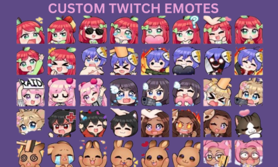 I will create custom Twitch emotes, animated emotes, chibi emotes, Vtuber for stream