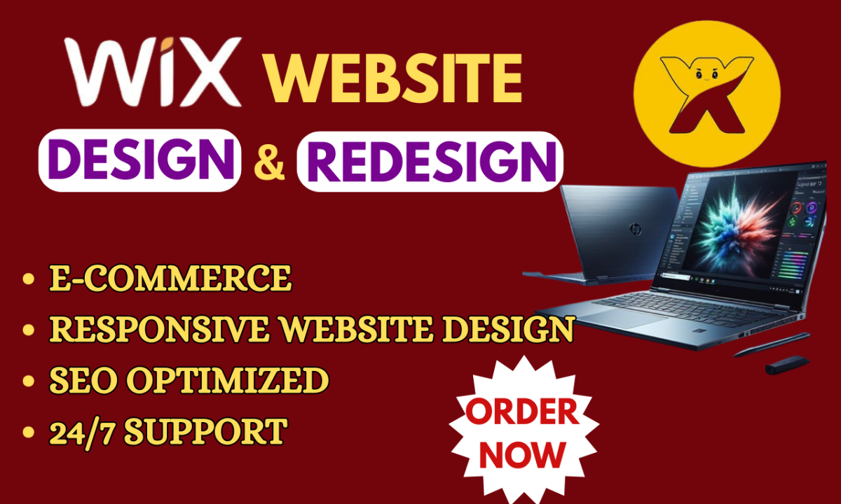 I will Wix website design Wix website redesign Wix website design Wix website redesign