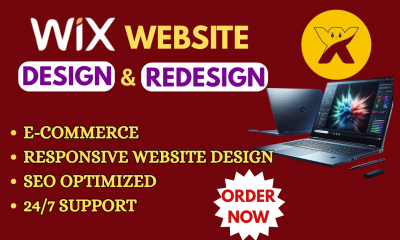 I will Wix website design Wix website redesign Wix website design Wix website redesign