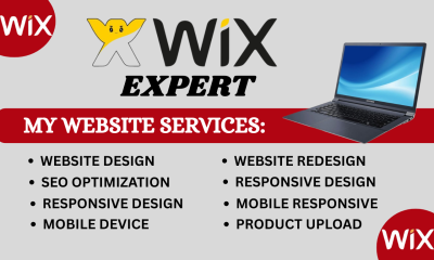 I will do Wix website redesign, Wix website design, Wix website development, Wix website