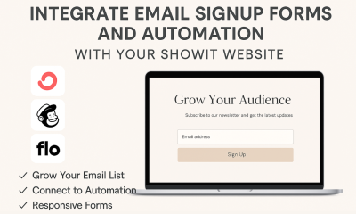 I will integrate email signup forms and automation with your Showit website