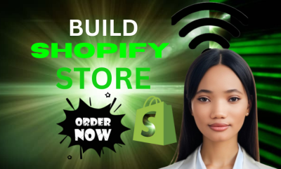 I will create Shopify website, build Shopify store, design Shopify dropshipping store