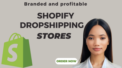 I Will Build, Design Shopify Website, Ecommerce Store, Branded Shopify Store, Redesign