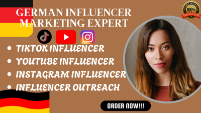 I will research and deliver targeted German influencers for your niche