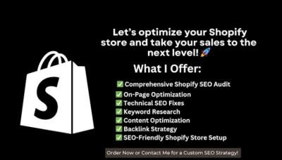 Do Shopify SEO to Boost Traffic and Ecommerce Website Sales