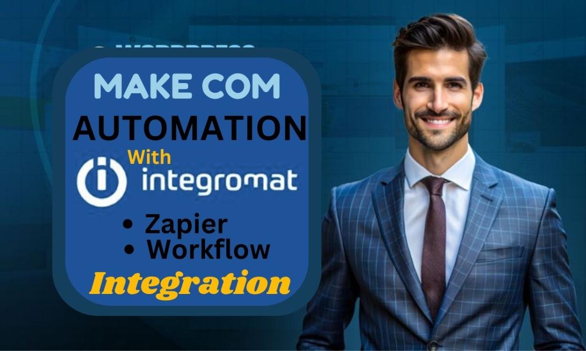 I will build and make Integromat automations for your apps and workflow using Integromat