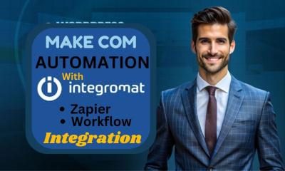 I will build and make Integromat automations for your apps and workflow using Integromat