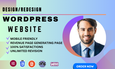 I will be your WordPress developer, website designer and migrate WordPress website