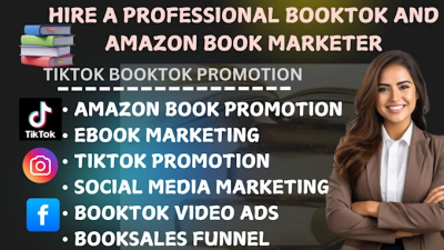 I will do BookTok Video, Amazon KDP Ads, Ebook Promotion, Book Advertising, KDP Marketing