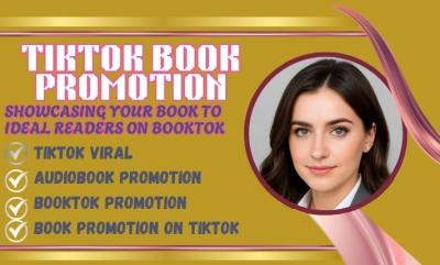 I will viral ebook booktok promotion, amazon kdp ads, tiktok book marketing , booktok