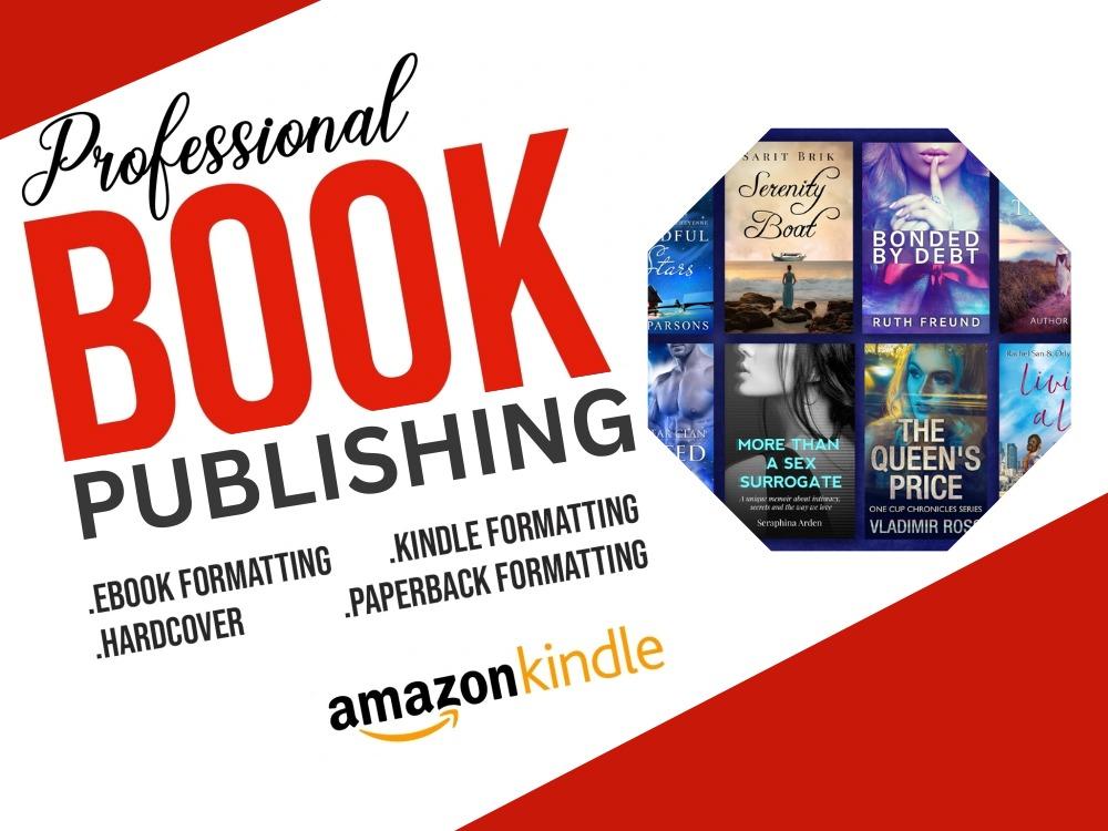 I Will Professionally Format and Publish Your Book on Amazon KDP