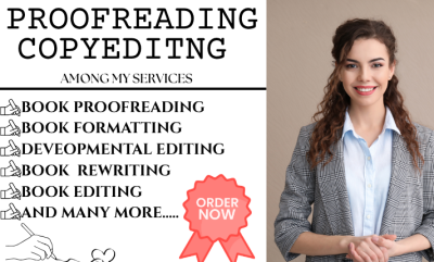 I will professionally edit and proofread your essay, article, or manuscript
