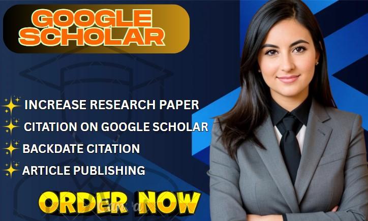 I will write backdate, do article writing publication in Google Scholar index journal