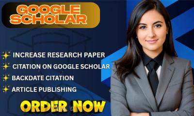 I will write backdate, do article writing publication in Google Scholar index journal