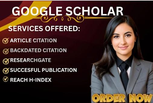 I Will Increase Your Google Scholar Citation in Peer-Reviewed Indexed Journals