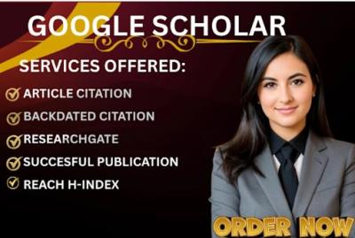 I Will Increase Your Google Scholar Citation in Peer-Reviewed Indexed Journals