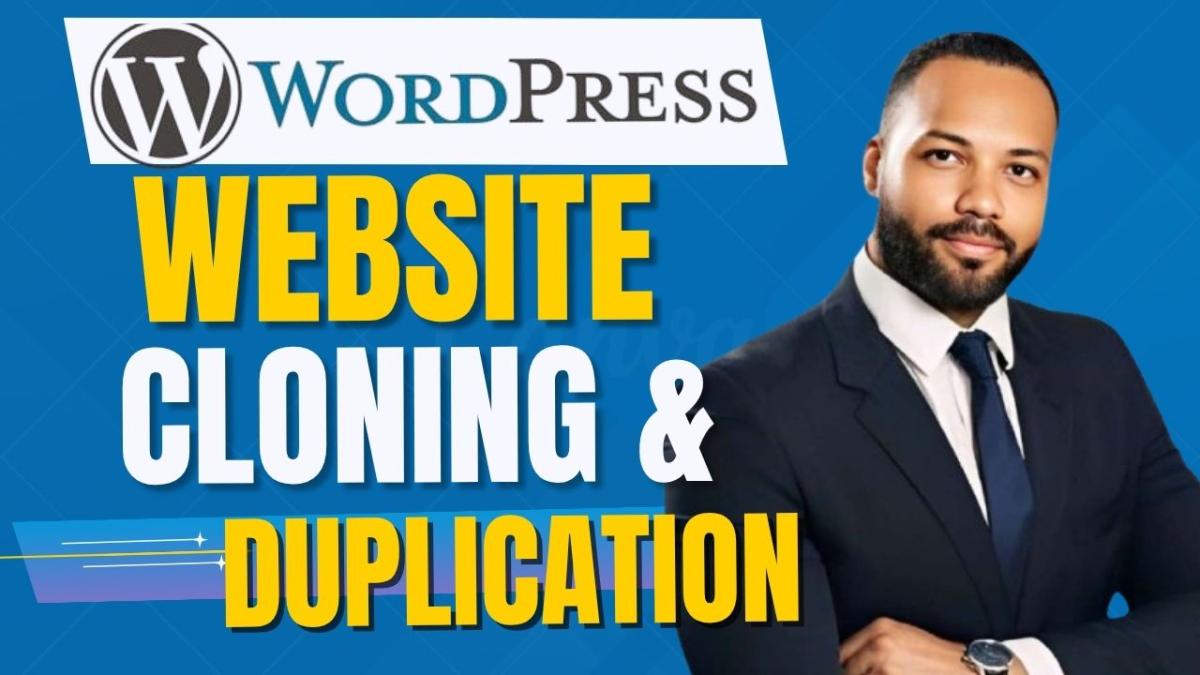 I will clone website, copy, duplicate WordPress website, WordPress duplicate page