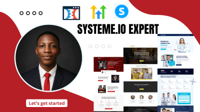I will Systeme IO Expert Sales Funnel Website ClickFunnel GoHighLevel Kajabi GHL