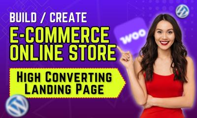 I Will Build a High Converting WooCommerce Online Store or Landing Page with WordPress