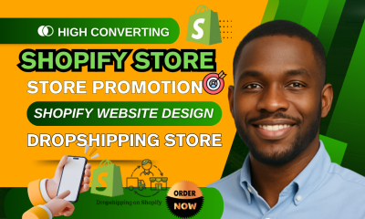 I will build a professional Shopify dropshipping store and promote it for sales