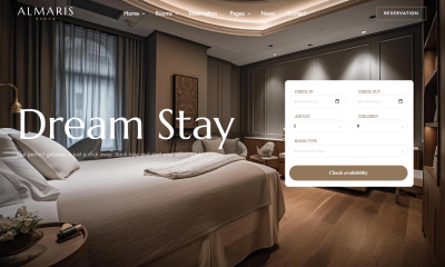 I will design vacation rental hotel booking airbnb property management lodgify website