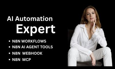 I will create a custom n8n automation workflow API integration AI agent with sheet
