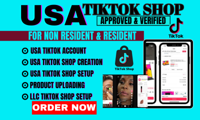 I will setup USA TikTok Account & TikTok Shop, LLC Registration for Residents & Non-Residents
