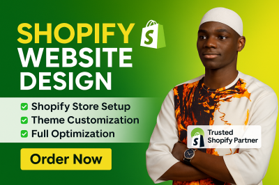 I will design and redesign Shopify store, Shopify dropshipping store, and Shopify website