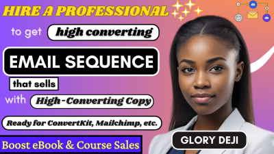 I will write email sequences for ebooks and online courses