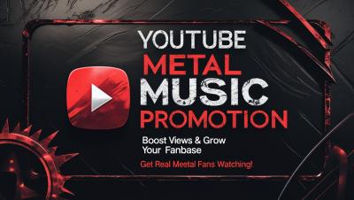 I Will Promote Your Metal Music Video and Band on YouTube to Real Metal Fans